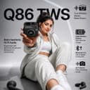 Q86 TWS Retro True Wireless Stereo Earbuds (Bluetooth 5.3 & Hi-Fi Audio)